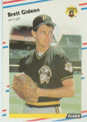 1988 Fleer Baseball Cards      330     Brett Gideon